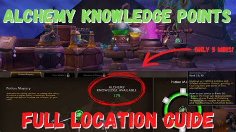 Added in World of Warcraft Dragonflight. . How to get alchemy knowledge wow